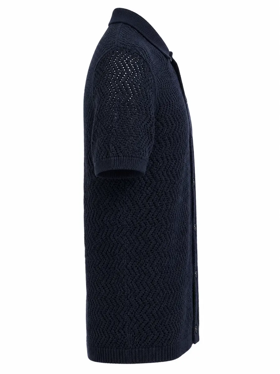 Knit Short-Sleeve Shirt - Office Ready